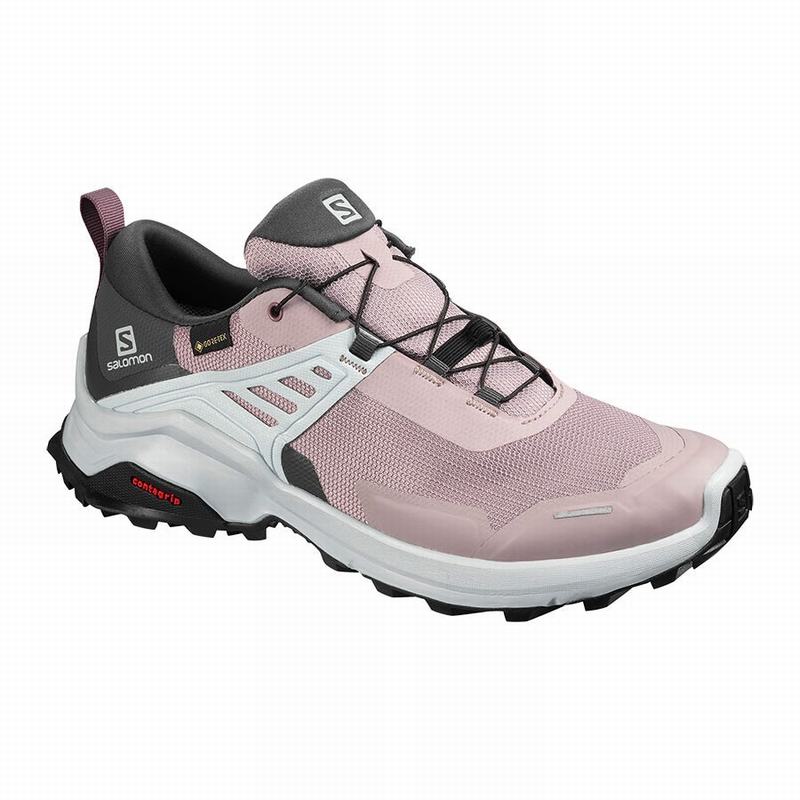 Buty Trekkingowe Damskie Salomon X RAISE GORE-TEX - Różowe - Polska (501-ZAOYIC)